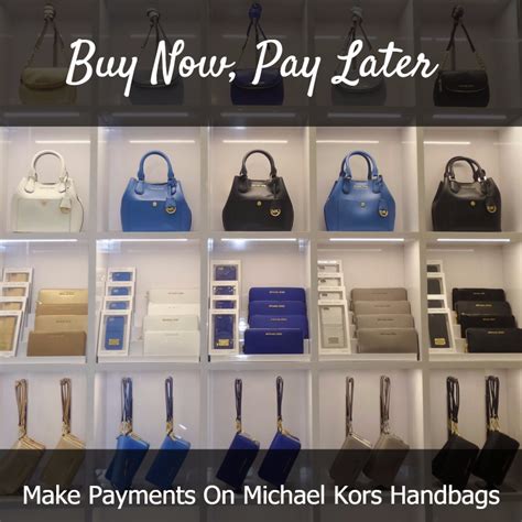 Buy now, pay later at Michael Kors 